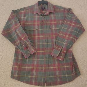 Men's Panhandle Slim Plaid Shirt Large